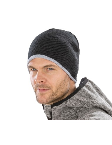 RES-RC046X-Soft Feel Cuffless Reversible Beanie